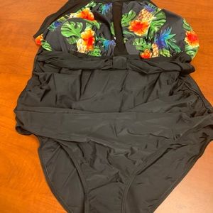 One piece bathing suit